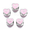 Alloy Enamel European Beads MPDL-T005-002E-RS-1