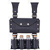 Rectangle PU Leather Medieval Waist Belt Bag with Belt and 4 Glass Potion Bottles AJEW-WH0752-296A-1