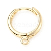 Brass Huggie Hoop Earring Finding LS-X-KK-C024-17KCG-1