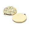 Ion Plating(IP) 304 Stainless Steel Pendants STAS-Q254-09G-2