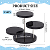 3-Tier Rotatable Acrylic Ring Display Riser Stands ODIS-WH0002-79P-02-2
