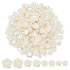 WADORN 160Pcs 4 Styles ABS Plastic Beads KY-WR0001-05-1