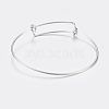 Tarnish Resistant Adjustable 304 Stainless Steel Bangles BJEW-K187-03P-2