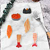 6Pcs 6 Styles PVC Sushi Display Decorations DJEW-SC0001-33-7