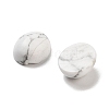 Natural Howlite Cabochons G-G145-01A-36-2