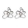 Tibetan Style Alloy Pendant Enamel Settings X-PALLOY-N160-65AS-1