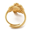 Light Gold Brass Adjustable Rings for Women RJEW-A022-01D-2