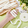 4 Pairs Plush Cloth Shoelaces AJEW-HY0002-72A-4
