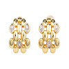 Cubic Zirconia Leaf Stud Earrings EJEW-N011-69-2