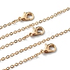 6Pcs Iron Cable Chains Necklaces for Women MAK-YW0001-05-2