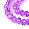 Baking Paint Glass Beads Strands EGLA-Q120-D-A02-3