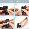 Polyester Bowknot Shoe Decorations FIND-WH0139-226B-5