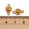 304 Stainless Steel Snap Clasps STAS-K311-03G-3