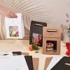 Folding Paper Gift Bags with Hole Handle and Plastic Visible Window ABAG-WH0038-52B-02-5