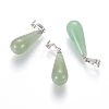 Natural Green Aventurine Pendants G-G804-A03-1