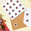 8 Sheets Plastic Waterproof Self-Adhesive Picture Stickers DIY-WH0428-079-4