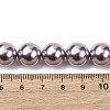 Electroplated Shell Pearl Beads Strands BSHE-G041-12mm-02-4