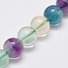 Natural Fluorite Beads Strands X-G-E112-4mm-18-1