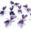 Natural Amethyst Crystal Dragonfly Figurines PW-WG22635-01-2