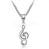 Non-Tarnish Stainless Steel Pendant Necklace PW-WG43975-01-1