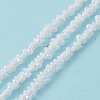 Plastic Seed Beaded Chains KY-K013-02-5