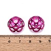UV Plated ABS Bead Caps OACR-D316-04B-07-3