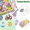 50Pcs 2-Hole Wood Buttons BUTT-CJC0004-02-3