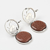 Synthetic Goldstone Pendants G-G910-D06-1