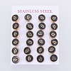 Golden Tone 304 Stainless Steel Stud Earrings EJEW-L222-05G-3