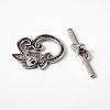 Leaf Tibetan Style Alloy Toggle Clasps X-LF0676Y-2