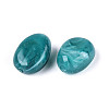 Oval Imitation Gemstone Acrylic Beads X-OACR-R052-09-2