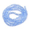 Electroplate Glass Beads Strands EGLA-A044-T1mm-A14-3