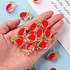 Transparent Enamel Acrylic Beads TACR-S155-002F-5