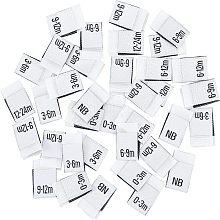  280Pcs 7 Style Neonatal Month Clothing Labels Size FIND-NB0001-45