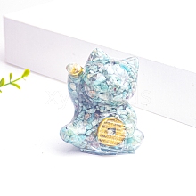 Resin Fortune Cat Display Decoration PW-WG70599-12