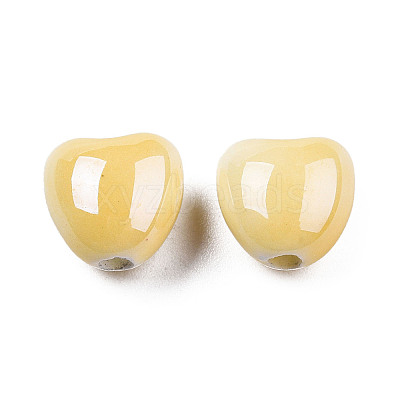 Glazed Porcelain Beads PORC-T007-21-11-1