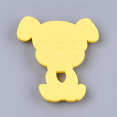 Food Grade Eco-Friendly Silicone Puppy Beads SIL-T052-07C-1