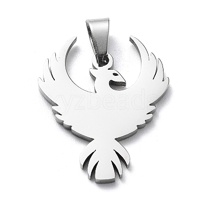 Non-Tarnish 304 Stainless Steel Pendants LS-STAS-D036-13P-1