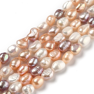 Natural Cultured Freshwater Pearl Beads Strands PEAR-L033-31G-1