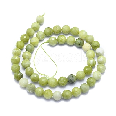 Natural TaiWan Jade Beads Strands G-K310-A23-8mm-1