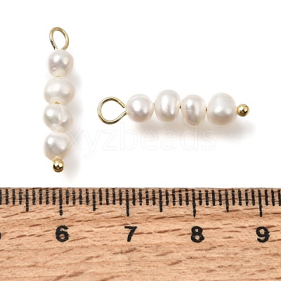 Natural Freshwater Pearl Beaded Pendants PA-CBAF2FA-04G-1