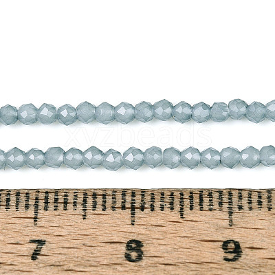 Imitation Jade Glass Beads Strands GLAA-T028-2mm-11K-1