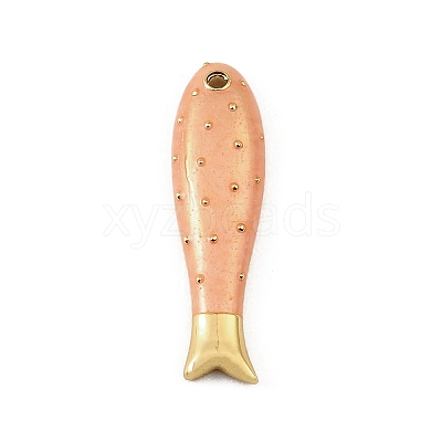 Brass Enamel Pendants KK-CBAF17A-06G-1