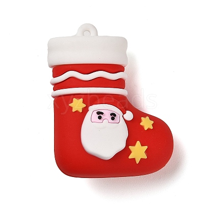 Christmas PVC Plastic Pendants KY-D018-01C-1