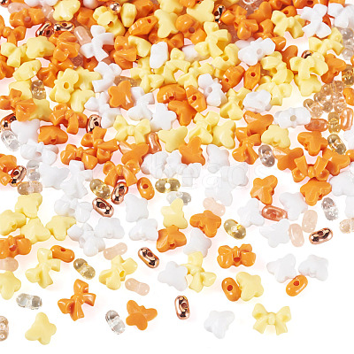 Mixed Styles Acrylic Beads SACR-TA0001-81C-1