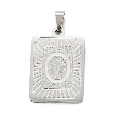 Non-Tarnish 304 Stainless Steel Pendants STAS-K216-48O-P-1