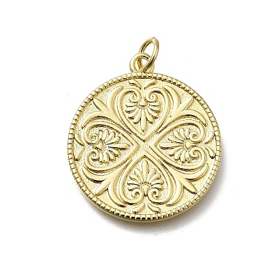 Brass Pendants KK-C090-41G-02-1