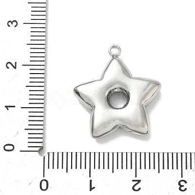 304 Stainless Steel Pendants STAS-L301-13P-1