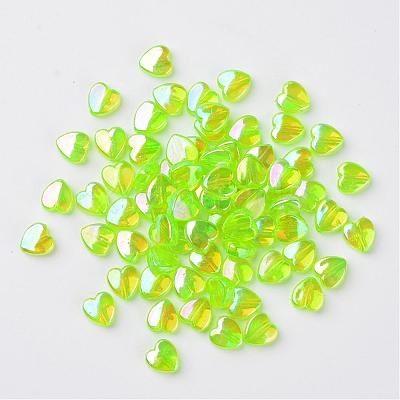 Eco-Friendly Transparent Acrylic Beads PL539-835-1