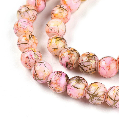 Baking Paint Glass Beads X1-DGLA-N003-6mm-B02-1
